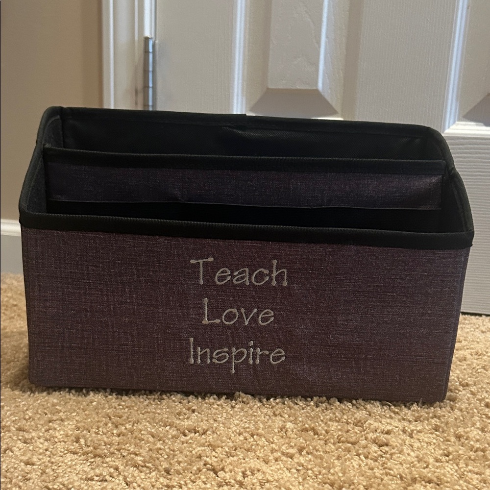 Desk Organizer with Inspirational Text
